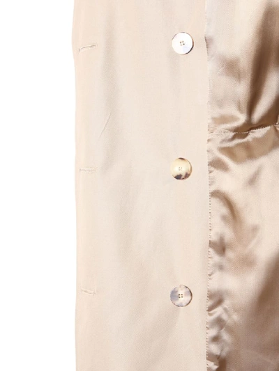 Shop Alexander Mcqueen Flared Trench In Beige