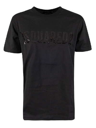 Shop Dsquared2 Logo T-shirt In Black