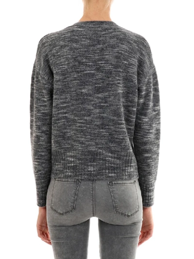 Shop Kenzo Passion Flower Jumper In Grey