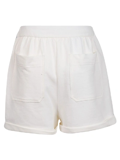 Shop Alberta Ferretti Drawstring Shorts In White