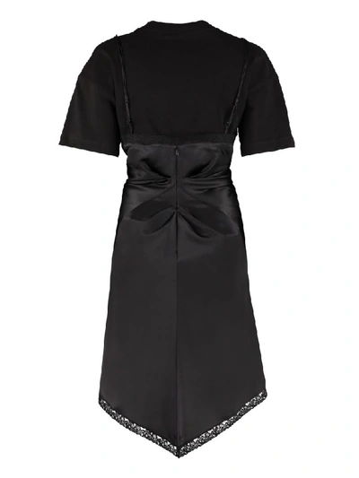 Shop Alexander Wang Silk Mini Dress In Black