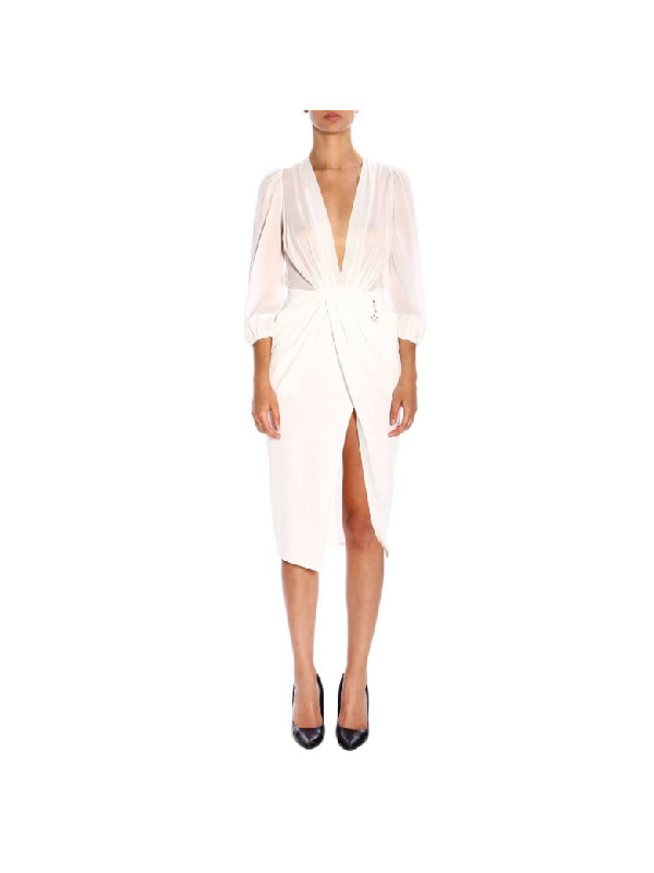elisabetta franchi white dress