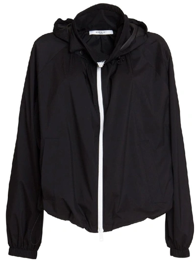 Shop Givenchy Technical Fabric Windbreaker In Black In Nero