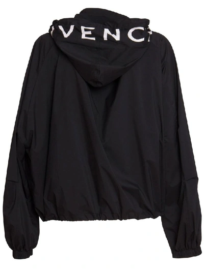Shop Givenchy Technical Fabric Windbreaker In Black In Nero