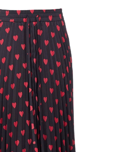 Shop Red Valentino Skirt In Nero