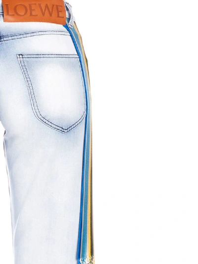 Shop Loewe Jeans In Azzurra