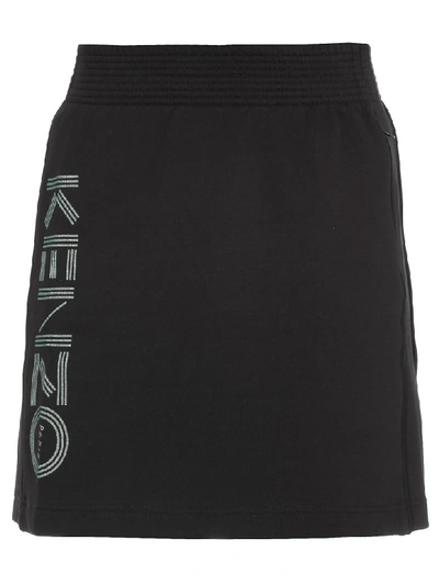 Shop Kenzo Sport Mini Skirt In Black