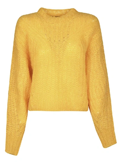 Shop Isabel Marant Inko Sweater In Yellow