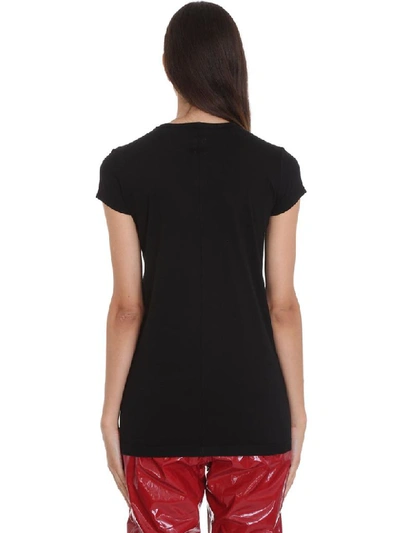 Shop Rick Owens Level Ss T-shirt In Black Cotton
