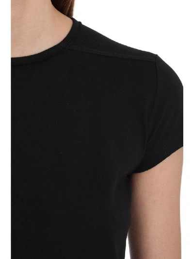 Shop Rick Owens Level Ss T-shirt In Black Cotton