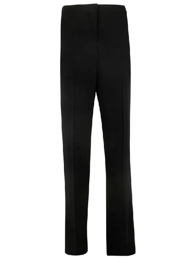 Shop Rochas Long Flared Leg Trousers In Black