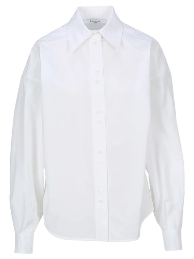 Shop Givenchy Puff Sleeves Shirt In White