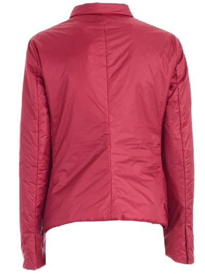 Shop Aspesi Jacket Crew Neck Thermore In Rosso
