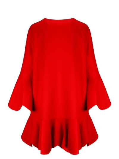 Shop Valentino Coat In Red