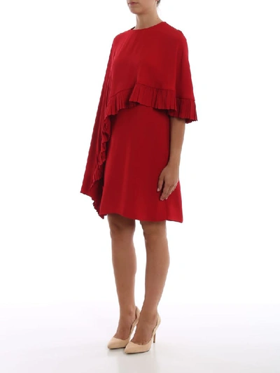 Shop Valentino Dress In Rosso