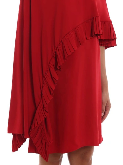 Shop Valentino Dress In Rosso