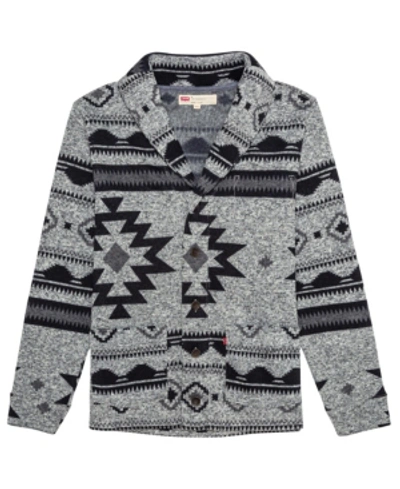 Levi's men's reverve geometric fleece cardigan hotsell