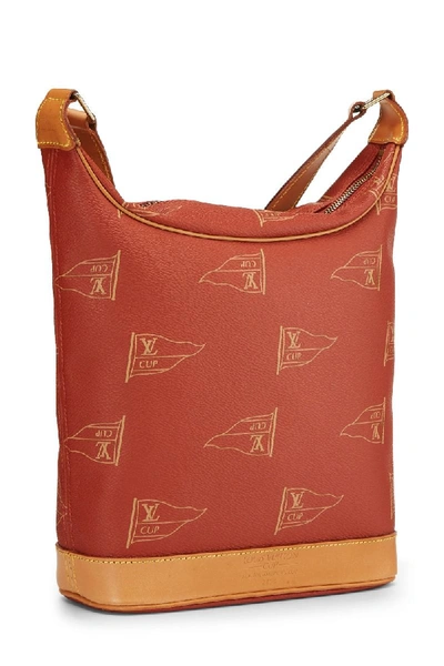 Pre-owned Louis Vuitton Red Lv Cup Le Touquet Shoulder Bag