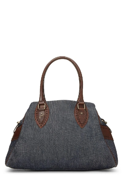 Pre-owned Fendi Navy Denim Handbag