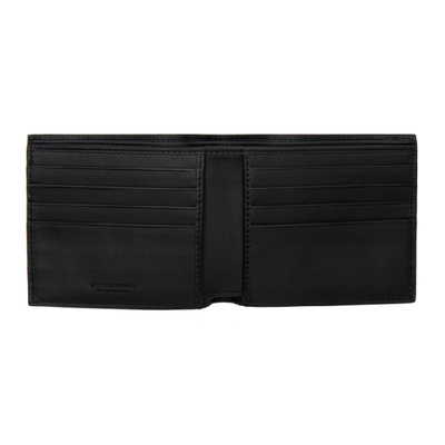 Shop Bottega Veneta Black Intrecciato Bifold Wallet In 1000 Nero