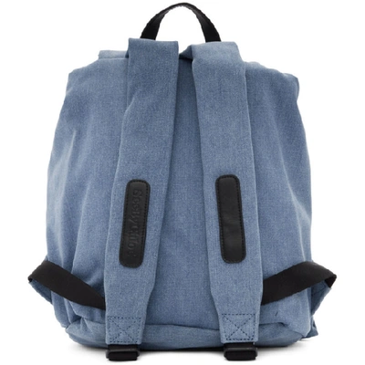 Shop See By Chloé See By Chloe Blue Denim Joy Rider Backpack In 45d Denim