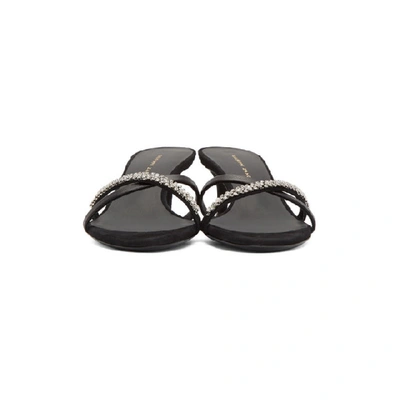 Shop Giuseppe Zanotti Black Miria Sandals