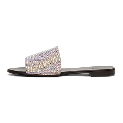 Shop Giuseppe Zanotti Pink Kanda Sandals In P Sil