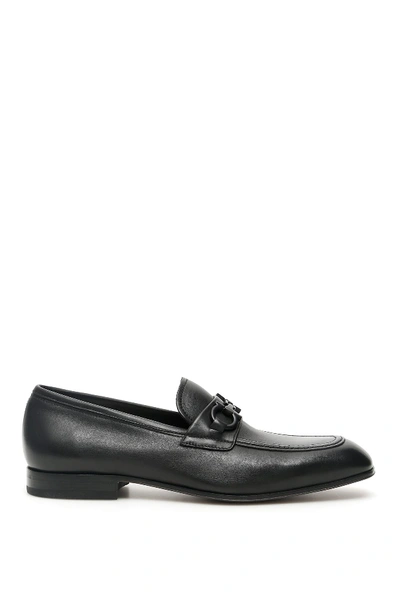 Shop Ferragamo Asten Loafers In Nero (black)