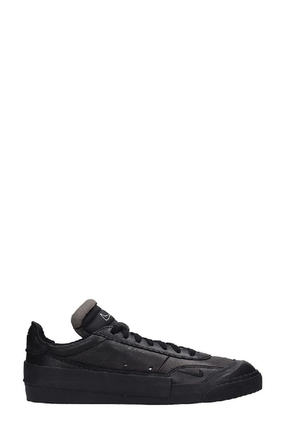 Shop Nike Drope Type Lx Sneakers In Black Leather