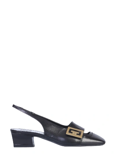 Shop Givenchy Sling Back Pump Sandal In Nero