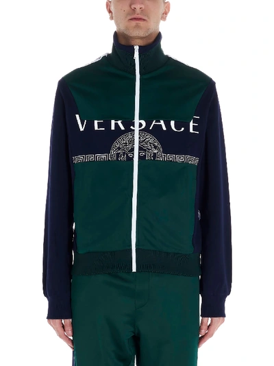 Shop Versace Sweatshirt In Multicolor