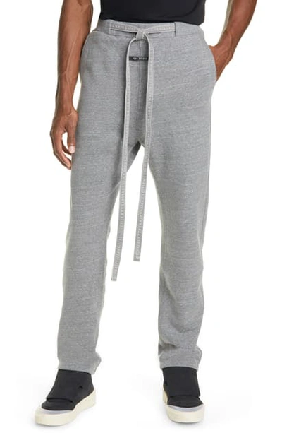 Shop Fear Of God Feaf Of God Relaxed Sweatpants In Heather Grey