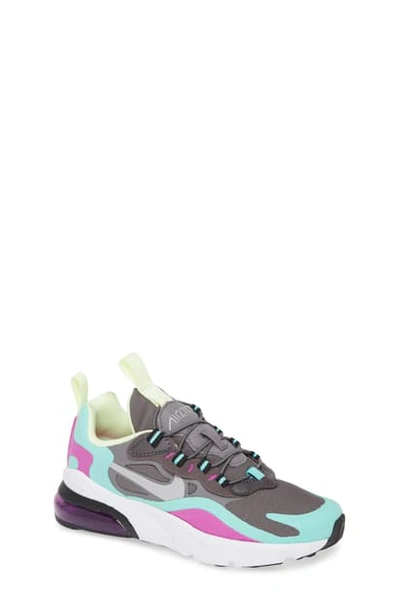 Shop Nike Air Max 270 React Sneaker In Gunsmoke/ Silver/ Green