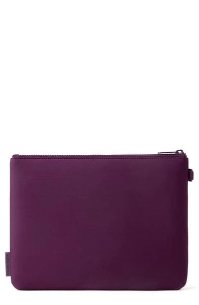Shop Dagne Dover Scout Large Zip Top Pouch In Eclipse