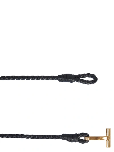 Shop Tom Ford Crossed Bracelet In Black