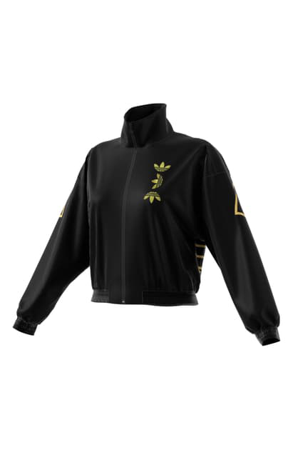 gold adidas track jacket