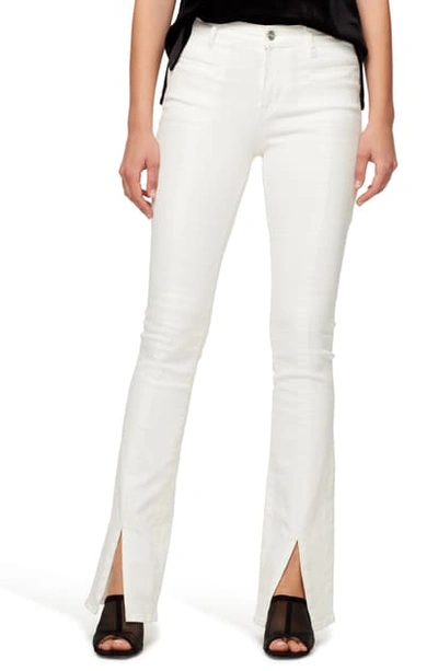 Shop Sanctuary Split Front Seam Bootcut Jeans In Cloud