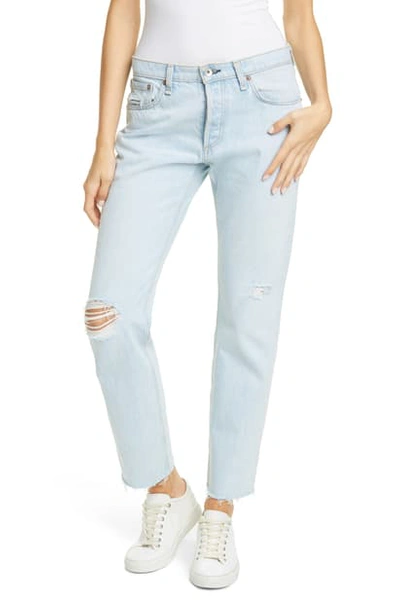 Shop Rag & Bone Rosa Ripped Boyfriend Jeans In Raven3