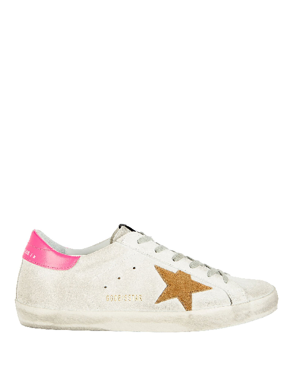 golden goose superstar mixed platform sneakers