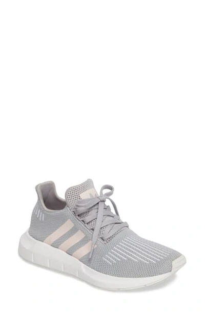 Shop Adidas Originals Swift Run Sneaker In Grey/ Icey Pink