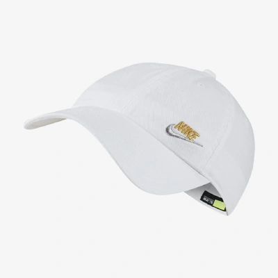 Shop Nike Sportswear Heritage 86 Futura Adjustable Hat In White