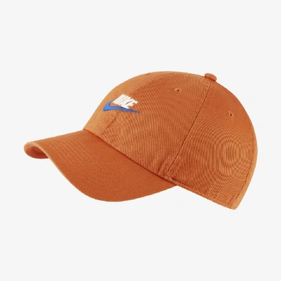 Shop Nike Sportswear Heritage86 Futura Washed Hat In Starfish