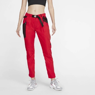 Shop Nike X Mmw Women's Pants In University Red