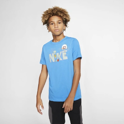 Nike Dri-fit Kyrie Spongebob Big Kids' (boys') Basketball T-shirt In Light  Photo Blue | ModeSens