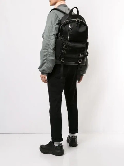 Shop Makavelic Shine Finish Backpack In Black