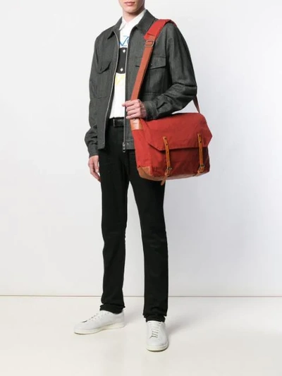 Shop Ally Capellino Jeremy Satchel Bag In Orange
