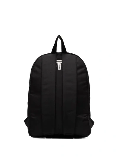 Shop Ader Error Zipped Logo Backpack In Black
