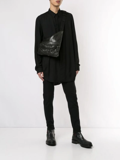 Shop Julius Zipped Body Bag In Black