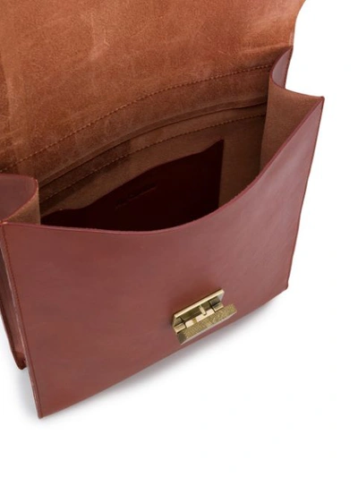 Shop Ally Capellino Lori Shoulder Bag In Brown
