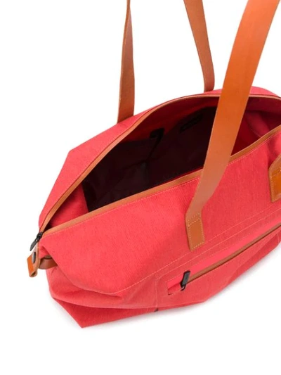 Shop Ally Capellino Cooke Travel & Cycle Holdall In Red